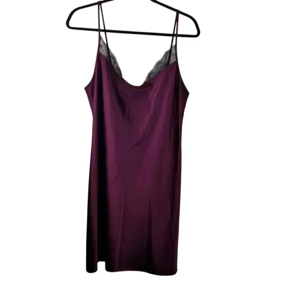 Women's Purple Fairycore, Babydoll Dainty, Feminine Y2K Slip Dress Sz M
